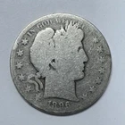 1896-O Barber Silver Half Dollar 50c New Orleans Mint Key Date