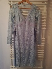 Kleid Spitze Standesamt Brautmutter Party Gr. 36 hellblau