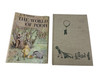 The World of Pooh A.A. Milne 1957 Illustrated E.H. Shepard Hardcover Dust Jacket