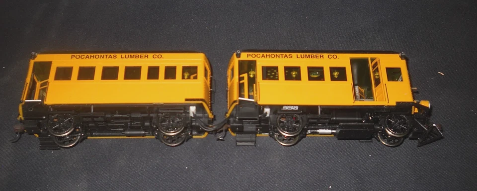 On30 Bachmann Rail Bus & Trailer DCC On Board Pocahantas Lumber Co. Tested/Runs - Image 2 of 2