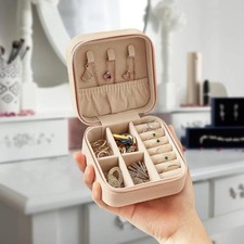 Travel Jewelry Case, Mini Portable Jewelry Travel Boxes, Small Jewelry Organizer