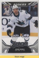 2022-23 Upper Deck MVP Rookies Silver Script SP Adam Raska #230 READ 02kq