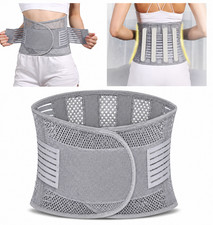 Adjustable Lower Back Brace Lumbar Support Belt for Men Women Pain Relief