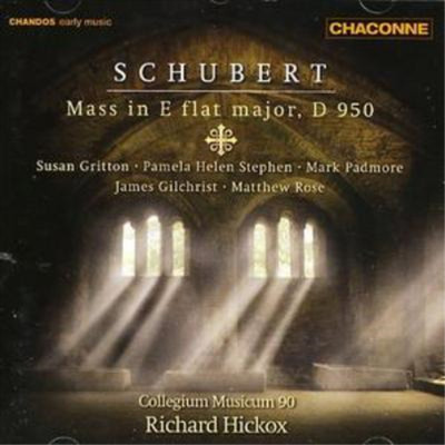 Franz Schubert Mass in E Flat (Hickox, Collegium Musicum 90) (CD) Album