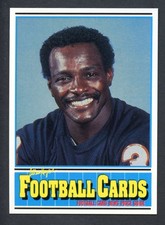 1990 Allen Kaye's Football Card News #3 Walter Payton  Chicago Bears Caleb