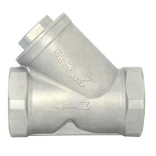 2" WYE Strainer Mesh Filter Valve800WOG Y-Spring NPT Female Check ValveStainl