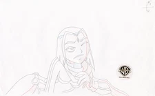 Teen Titans Animated Series- Original Production Drawing-Raven-Stranded