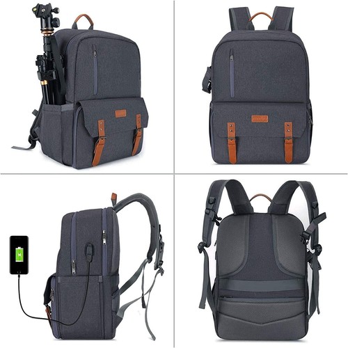 15-16 inch Camera Backpack Bag DSLR/SLR/Mirrorless Photography 3 Layers Tactical - Picture 120 of 163