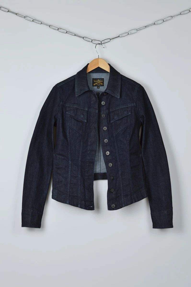 Vivienne Westwood Anglomania Raw Denim Jacket Size M | eBay