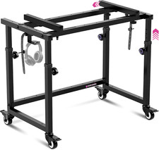 Adjustable Piano Keyboard Stand for 49-88 Keys - Perfect for Home  Studio