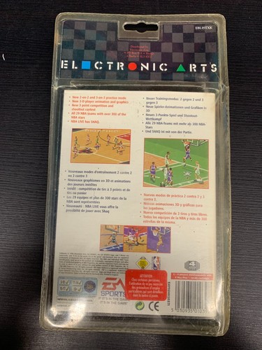 NBA live 97 Sega Megadrive Mega Drive Neuf Damaged Blister Rigide Sealed - Photo 4/5