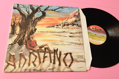CELENTANO LP WINTERLYRIK SELTENE AUSGABE 1991 NM MIT BARCODE AUF DER RÜCKSEITE !!!!