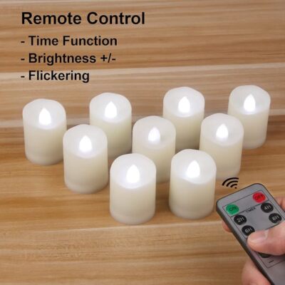 Tea Lights Candles Battery Operated Flameless Candles with Remote Votive Candle