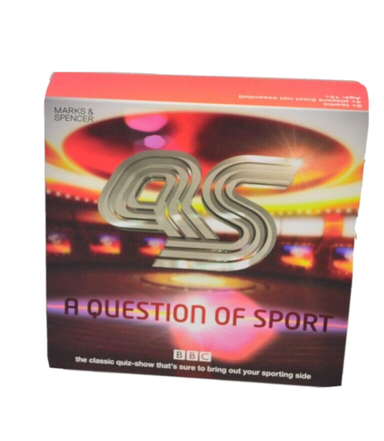 Question Of Sport Board Game Marks and Spencer Complete Sports Trivia Vintage
