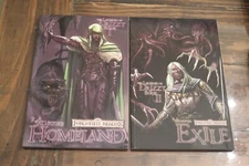 FORGOTTEN REALMS LEGEND OF DRIZZT 1 HOMELAND 2 EXILE TPB LOT DDP VERY RARE OOP