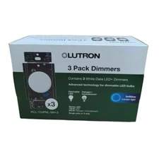 Lutron Dalia LED Dimmer - White (Pack of 3)