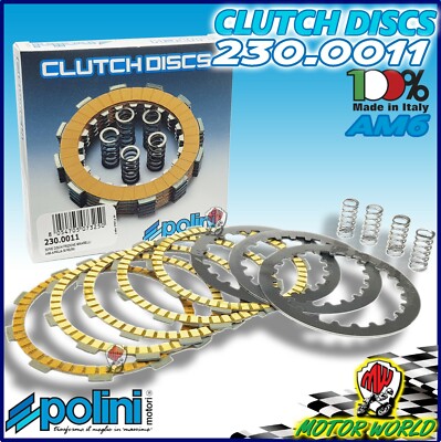 230.0011 SERIE KUPPLUNGSSCHEIBEN RACING POLINI für BETA RR 50 SM AM6 2002 2003