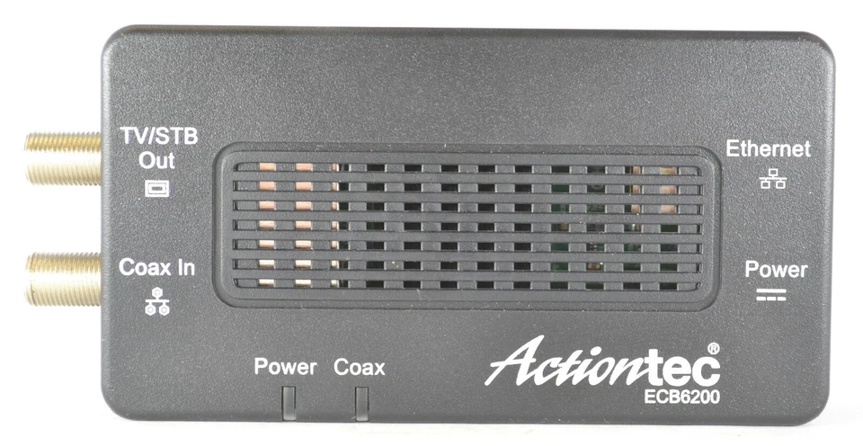 Actiontec Bonded MoCA 2.0 Ethernet to Coax Adapter - Black, Pack of 2  - Image 4 of 4