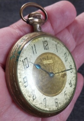 Vintage Waltham Grade 620 15J Gold Filled SCEPTER Case Pocket