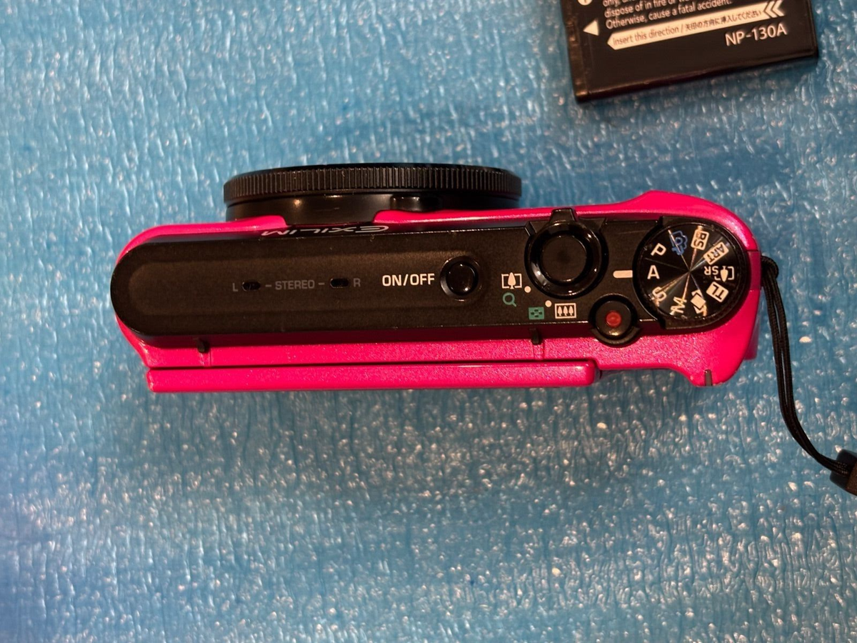 【動作品 美品】CASIO EXILIM EX-ZR1100 希少ピンク CASIO EXILIM EX-ZR1100VP Digital Camera Vivid Pink 16.1 MP