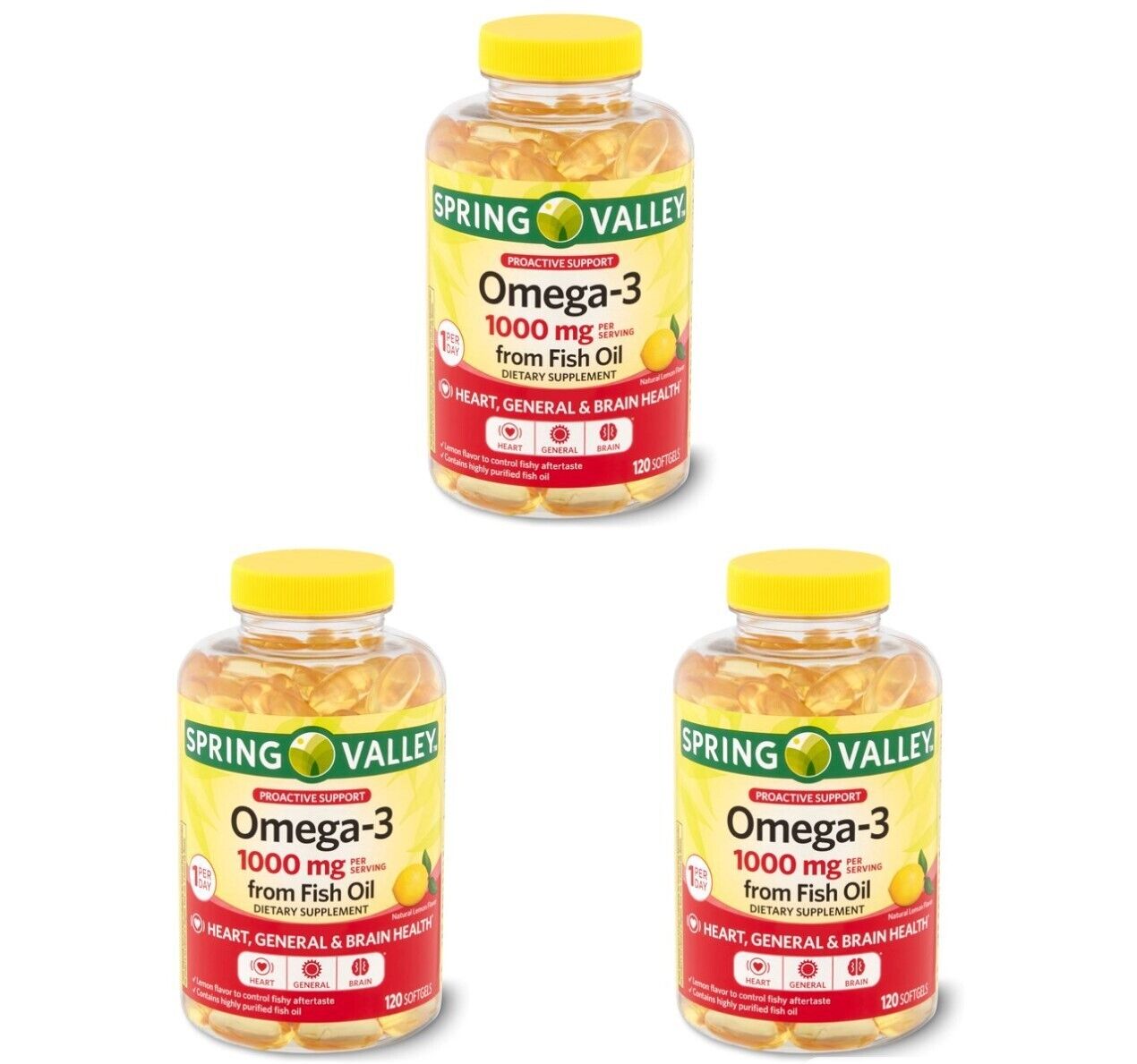 Spring Valley Proactive Support Omega-3 from Fish Oil Heart