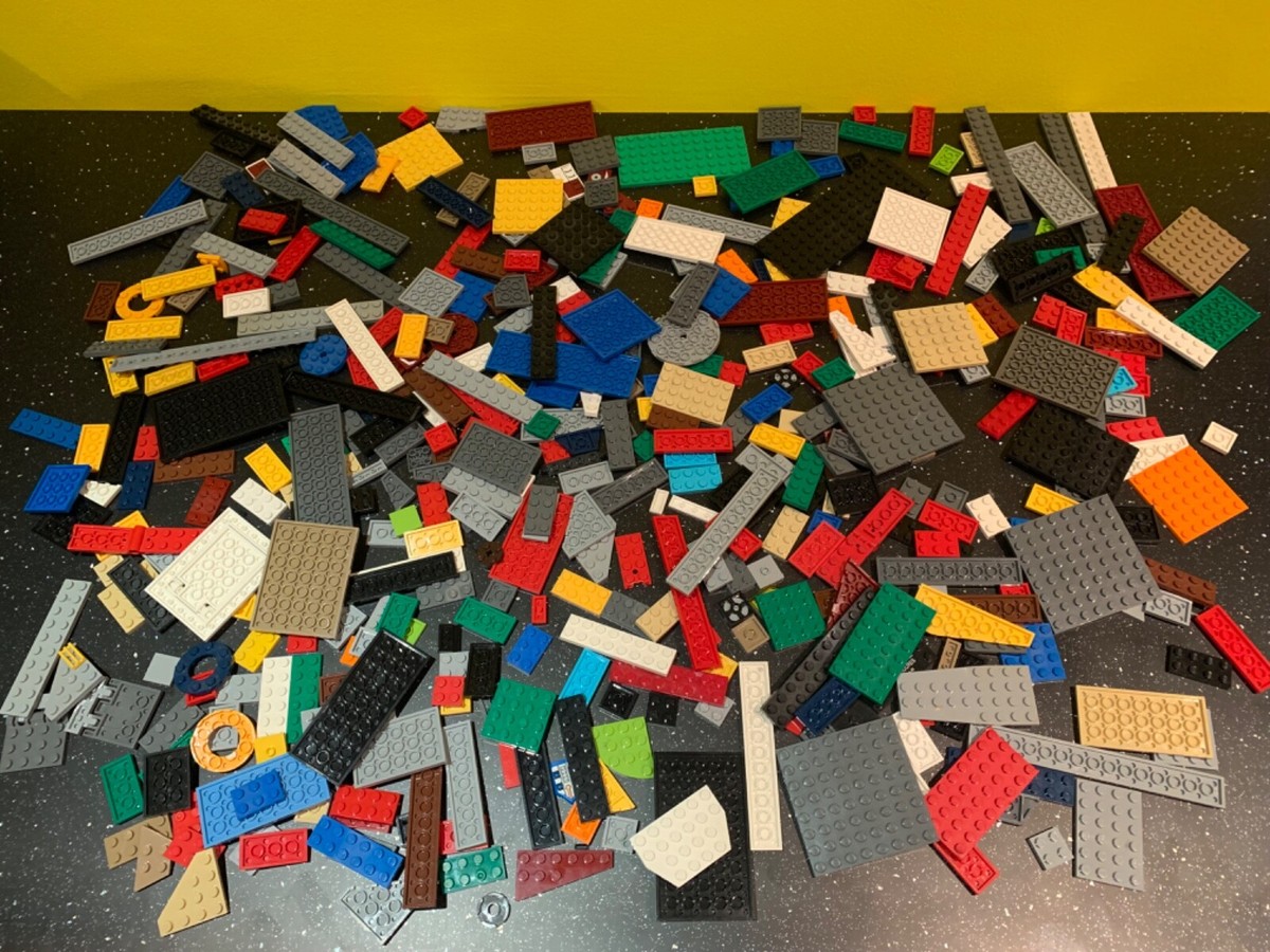 810g Assorted LEGO flat pieces [Lot7] UK