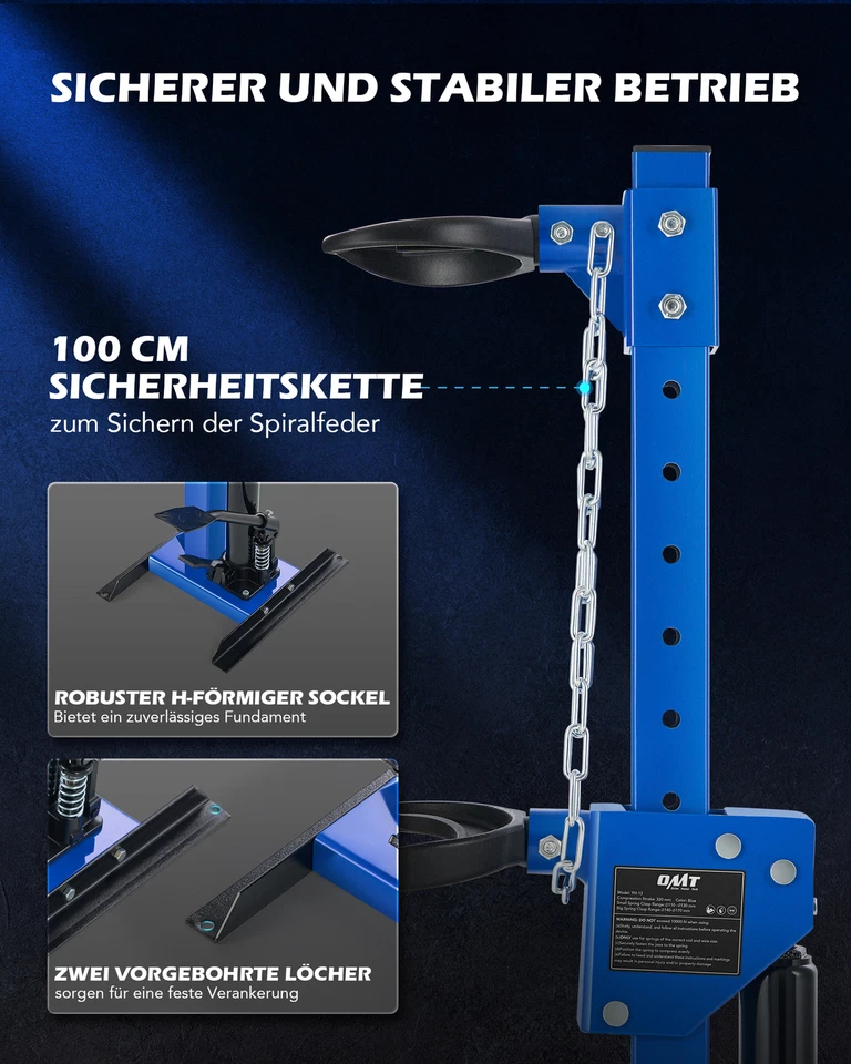 OMT Hydraulischer Federbeinspanner Feder Federbein 4,5 Tonnen Spanner 4500 kg - Bild 4 von 4
