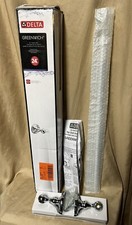DELTA Greenwich 24" Towel Bar in Polished in Polished Chrome , bathroom