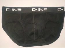 C-IN2 Brief Mens Black Underwear FAST SHIPPING!! Size XS S M L XL
