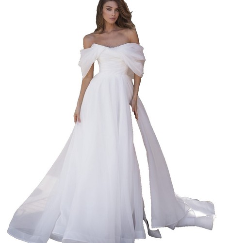 White Off The Shoulder Ruffle Fashion Nova Dress W/split | eBay
