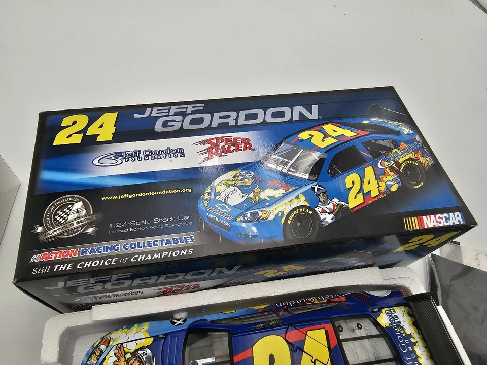 2008: Ellite Jeff Gordon #24 Velocità Racer Impala Ss Modellino Auto Nuovo - Immagine 4 di 4