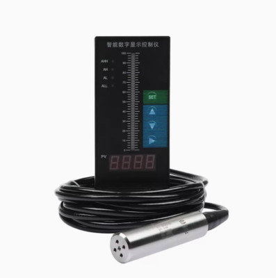 4-20MA level transmitter Water liquid level Sensor  Light Column Display 220V