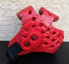 Best Student Sparring Headgear Size Adult Large RED Karate Martial Arts Supply