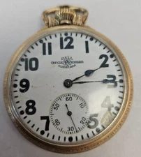 Ball 16s 21j Railroad Grade 999P Model 1 10k GF Keystone Ball Case Runs [045WEB]