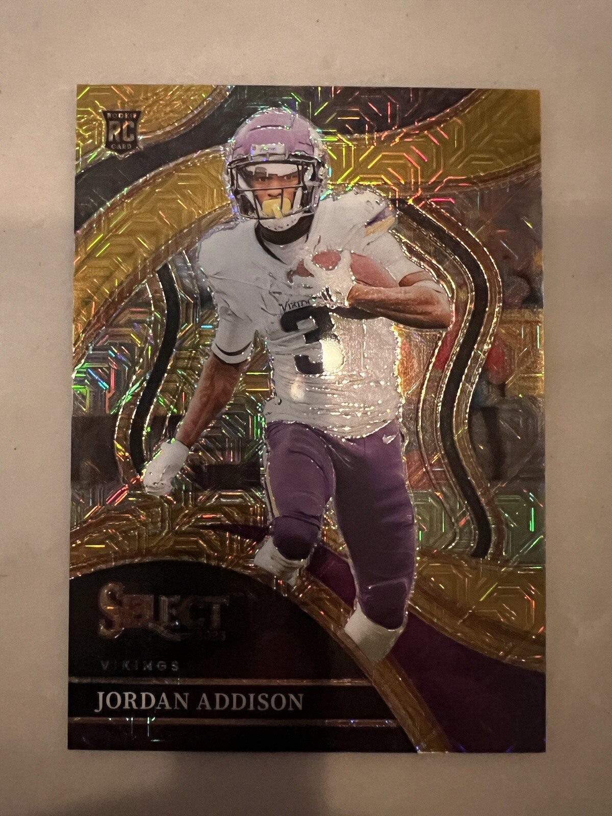 2023 Select Jordan Addison Gold Club Level /10 RC
