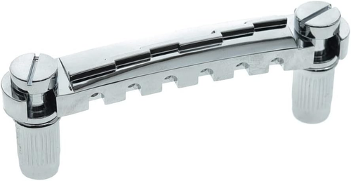 Chrome Electric Guitar Wrap around Bridge Tailpiece for Les Paul LP Junior - Picture 4 of 12