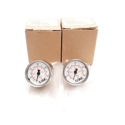 #ad #ad Lot of 2 SMC K27 MP0.7 N01MS Pressure Gauge 0 0.7MPa 1 8in BSPT M5x0.8 $40.00