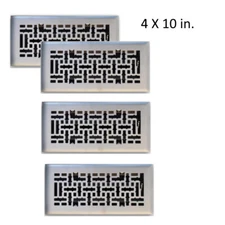 4/5/6/8 PC Air Diffuser Floor Air Vent Covers Grille Register Grate 4 X 10 in.
