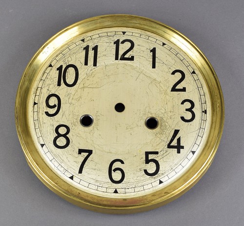 Cadran Horloge Plat Alu Laqué 250 Mm, Chiffres Breguet, Neuf, KD89