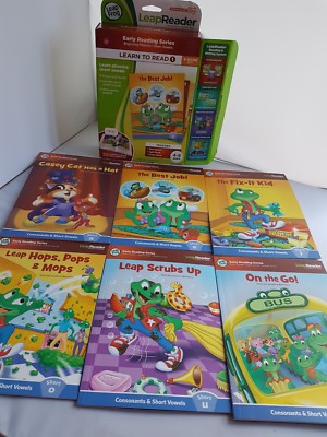 LeapReader - Learn to Read Phonics 6 Book Set 1: Short Vokels Leapfrog Rare (C4)