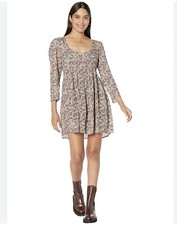 NWT Saltwater Luxe Cami Micro floral Mini Dress Pink Purple Size Large