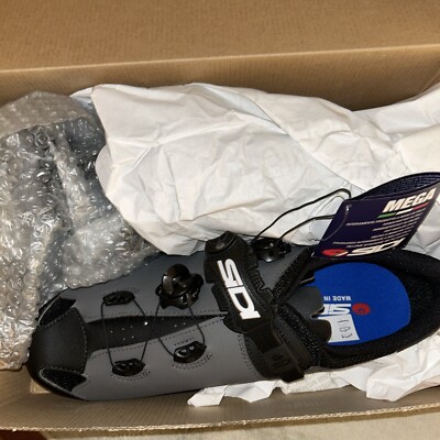 SIDI Genius 10 Black/Gray Shoe (SRS-GXM-BKGY) OOP No Longer Made ,
