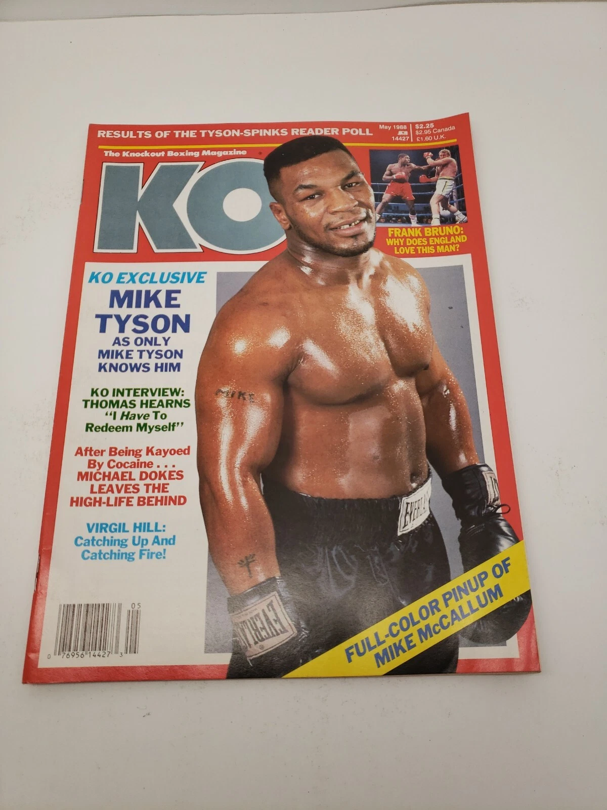 The Knockout Boxing Magazine - Newsstand, No Label- 1988 Tyson On Cover - 画像2/7