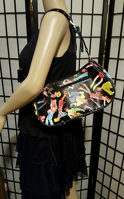 SYDNEY LOVE Designer Handbag Colorful Women Print Fashionista Ladies Purse NWOT