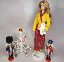 Pajamas set for Poppy Parker doll. Shirt and pants fits 11'' -  12'' dolls 1/6