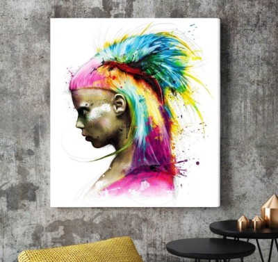 Dekoration Xl Bild Leinwand Frau Schwarz Gold Lounge 100x70x5 Modern Art Gemalde Neu Mobel Wohnen Raizlatina Com Br