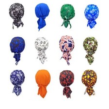 SKULL CAP MOTORCYCLE BANDANA HEAD WRAP DO RAG MOISTURE WICKING BREATHABLE