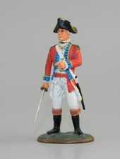 RARE FUSILIER OFFICER King Country 1:30 FIGURE American Revolution BR003 BR03