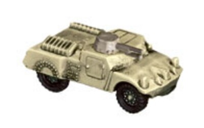Axis & Allies miniatures 1x x1 Morris Reconnaissance Car Mk 2 North Africa NM wi