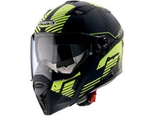 Caberg Casco Integrale Stunt Blizzard | Nero-Giallo Opaco | Casco Moto in Pol...